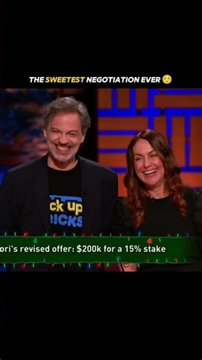 Sweetest negotiation ever in shark tank us || #shorts #sharktank