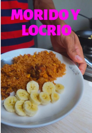 Moro Locrio Dominicano de Cerdo