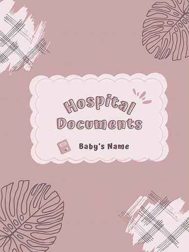 Hospital Essentials Checklist for Newborn Baby Girls