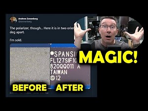 EEVblog 1458 - Microscope Polarising MAGIC!