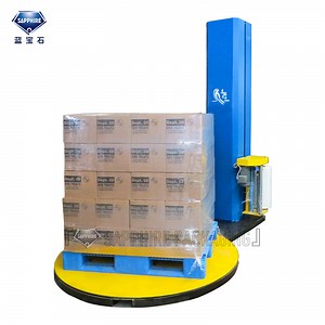 [Hot Item] Full-Automatic Pallet Stretch Wrapping Machine Stretch Film Wrapper