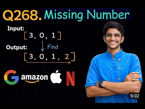 LeetCode 268: Missing Number | C++ Solution