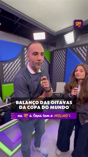 BALANÇO DAS OITAVAS DE FINAL! 🔥 Fim de oitavas de final, fizemos aquele balanço para saber do nosso elenco quem foi o craque, a decepção e o jogo mais emocionante da rodada! 🔗 Assista à Copa do Mundo ao vivo, de graça e com imagens pela ge tv no Globoplay! 🏆 #CopanaGlobo #getv2026 #Argentina #SeleçãoBrasileira #Haaland