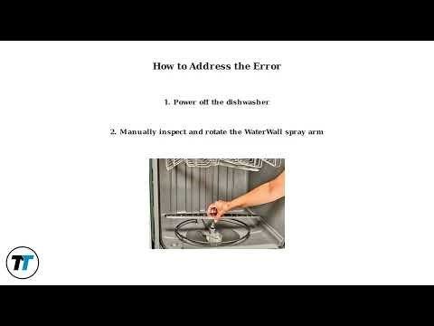 How To Fix Samsung Dishwasher Error Code 7E – WaterWall Guide Obstruction Fix