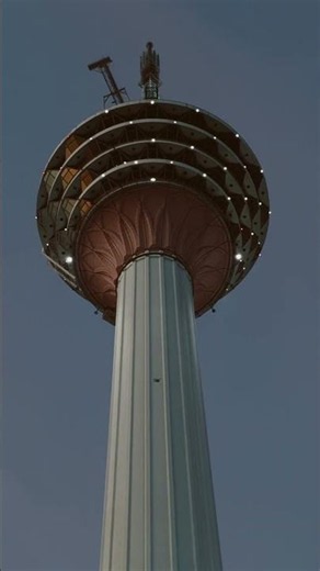 Experience breathtaking panoramic views from the KL Tower in Kuala Lumpur, Malaysia! 🌆