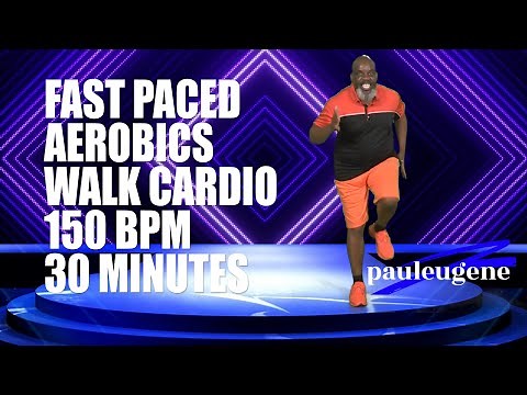 Fast Paced Old-School Aerobics Walk Cardio Workout Challenge | 30 Minutes | 150 BPM | Can You Do It?