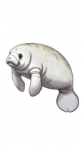 Manatee Drawing #shorts
