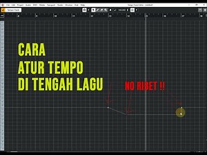 Cara mengatur tempo di pertengahan lagu di cubase 10