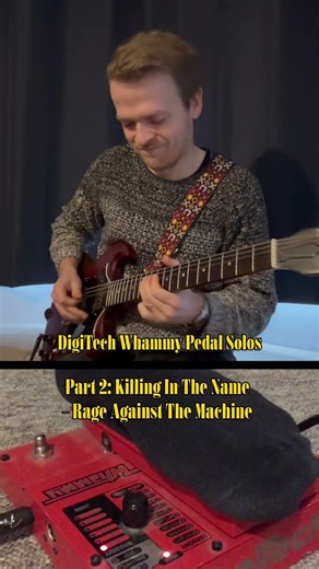 DigiTech Whammy Pedal Solos, Pt.2: Killing In The Name - Rage Against The Machine #guitar #digitech