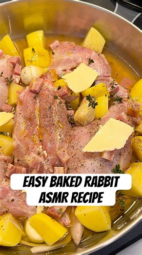 WHY Did No One Tell Me Rabbit Could Taste Like THIS?! 🐇✨ #bakedrabbit