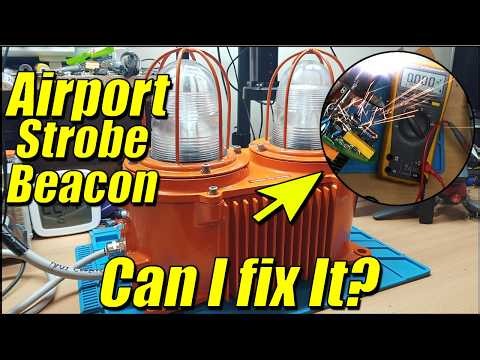 Massive 400W Airport Runway Strobe Light - Can I Fix It?