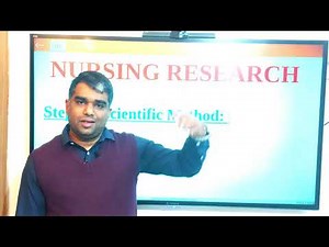 Steps in Scientific Method II B sc Nursing 3rd Year II Nursing Research II