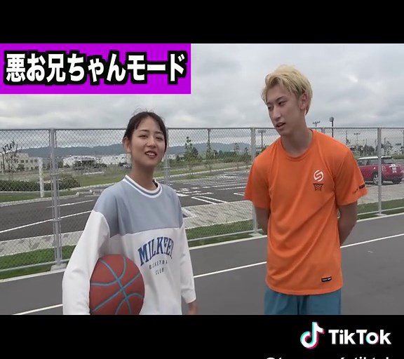 【バスケドッキリ】もしも負けず嫌いの妹にともやん1on1本気だし続けたら？Basketball 2 #tomoyan #japan #viral #basketball