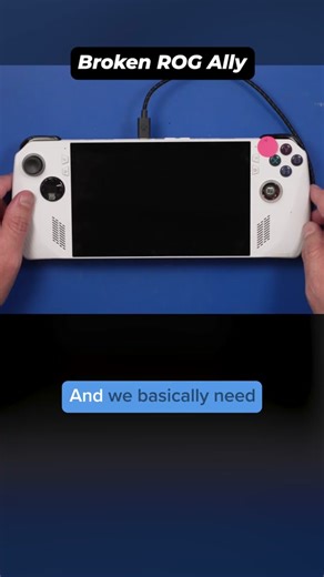 A full reinstall does the trick. #diy #tronicsfix #ROGAlly