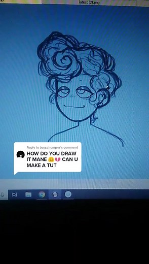 Creating Curly Hair Designs for Wally in Fire Alpaca