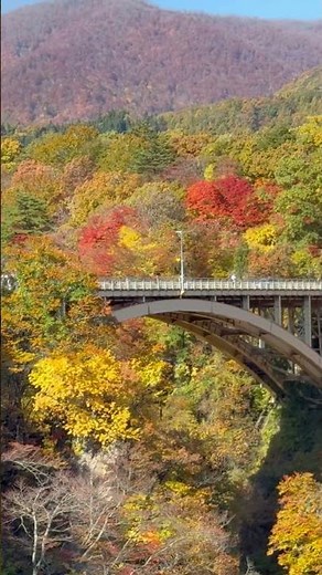 iPhoneで撮る紅葉の絶景｜鳴子峡がスマホ4Kでここまで美しい #shorts