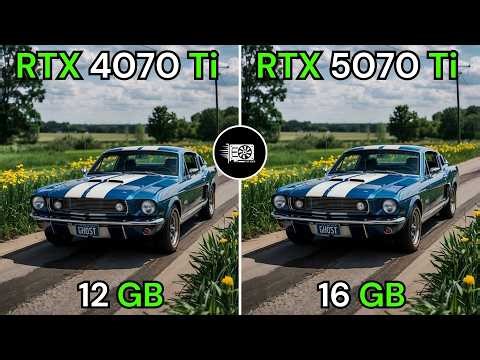 RTX 4070 Ti VS RTX 5070 Ti+ Ryzen 7 7800X3D | 20 Games Tested in 1080P, 1440P & 4K!