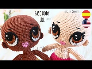 Body for LoL Amigurumis Tutorial Step by Step Part 1/4 with subtitles in 🇺🇸🇪🇸/ GretaWings