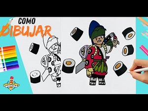 Cómo Dibujar a Kenji Paso a Paso | Brawl Stars | Nuevo Brawler Legendario | Tutorial de Dibujo