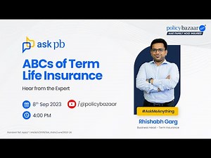 ABCs of Term Insurance | Term Insurance Explained | Watch this Before Buying | Live Q&A | Askpb