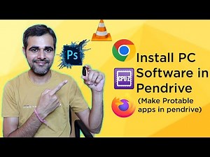 How to Install Programs to a Flash Drive|Portable apps in pen drive