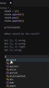 Understand Stack in 1 minute. #datastructureandalgorithm ,#leetcodeing , #python