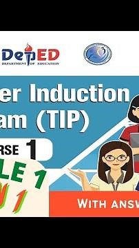 Session 1: The DepEd's Mandate | TIP Course 1 | Answer