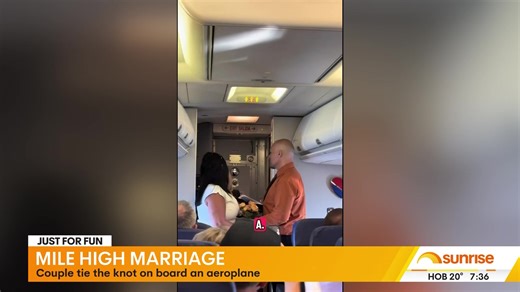 Unique Wedding Ceremony in the Sky: A Mid-Flight Matrimony