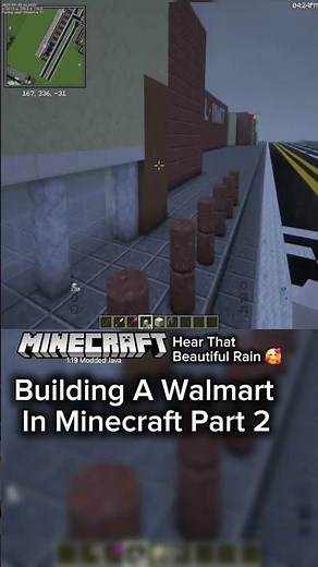 Building A Walmart In Minecraft Part 2