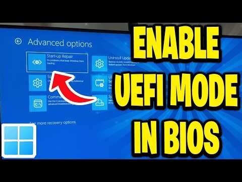 How To Enable UEFI Mode In Bios