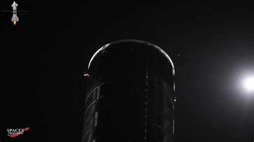 Booster 17 rolling out for the first time for initial cryo proof testing and destruction of the Stargate building is underway in the background to make space for the future Gigabay. 📹Starship Gazer with SpaceX FrontPage #SpaceX #Starship #Starshiplaunch #Space #CountdownToLaunch #countdown #photography #inspiration #innovation #construction #launch | Space FrontPage