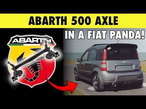 How to fit an Abarth 500 Axle to a Fiat Panda 100HP