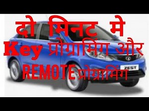 TATA zest key programming and remote programming