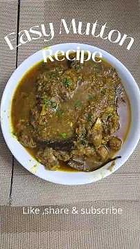 Easy Mutton Curry Recipe | Simple Ghar Jaisa Mutton in Minutes