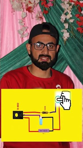 How to Make Easy LED Indicator Circuit Using D882 Transistor #digitalcircuitry