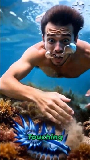 The Blue Dragon Sea Slug Is More Dangerous Than It Looks #facts #venomouscreatures #animalfacts