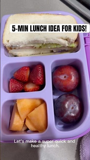 Easy School Lunch Ideas for Kids 🍓 | 5-Min Meal Prep