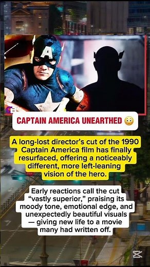 1990 Captain America Cut Found?