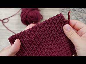 How To: Crochet Ribbing | Easy Crochet Tutorial