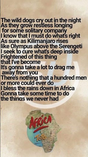 Toto - Africa lyrics #africa #toto #stevelukather #davidpaich #nostalgia
