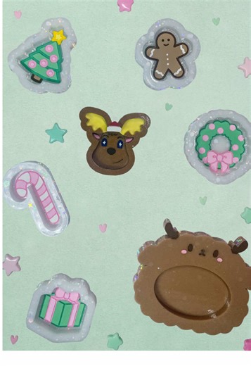 🎀✨ christmas shaker speed painting 🌲❄️ today we’re speed painting these christmas shakers! i WISH the painting went this quick 😅😅 but i’m really really loving how they’re turning out 🥹 i love a pastel christmas so i knew i wanted to do cute, pastel colors for these! next up we’ll be adding even more christmas magic and filling all of these shakers! now that we’re a little further along in the process, i finally have a release date 😊 ✨ release date: november 23rd at 1pm eastern ✨ 🩷 💚 🎅🏻