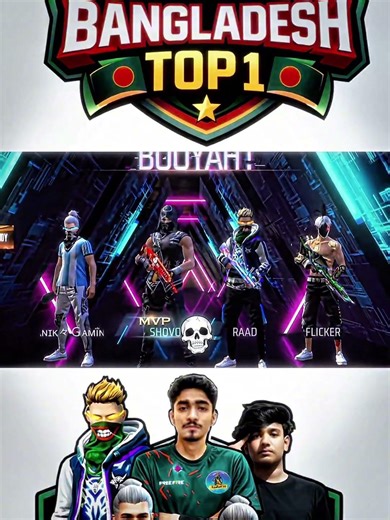 BANGLADESH TOP 1 🔥👀 @FreeFireBangladeshOfficialYT @raadvaiyt829