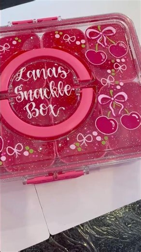 Cherry Themed Snackle Box! Decorating A Snack Box 🍒🌟#snackbox #snacklebox