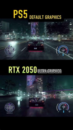 PS5 vs PC Graphics 🤯 | Which Looks Better? 🔥|| NFS HEAT || ft.RTX 2050 💻 #rtx2050 #gaming