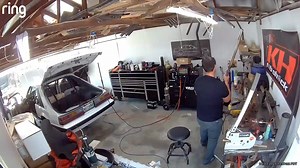 We leave for Small Tire Gangstas in 4 days and the car is FAR from done, but at least Tony is getting his reps in 😂 | miss_midnight_maverick