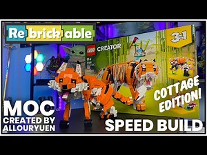 Rebrickable: Speed Build (Cottage Edition)- MOC Red Fox by Allouryuen