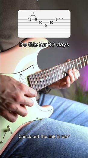 A Major 3-String Sweep - 30 Day Challenge 🎸