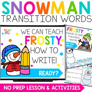 How to Build a Snowman Winter Writing Activities with Directed Drawing
