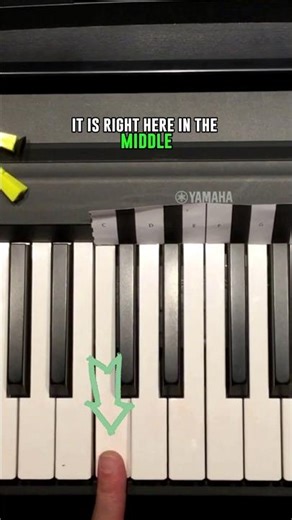 Piano for Kids - Find Middle C #shorts #piano