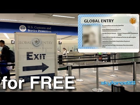 How to Get Global Entry and TSA Pre Check for FREE Full Process